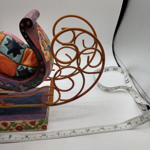 Jim Shore Delivering Joy 117719T 2004 Santa Sleigh - Picture 5 of 7